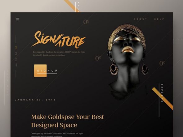 60+ Awesome Website Header Design Ideas For Inspiration